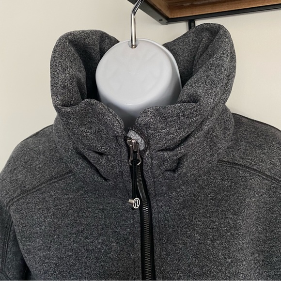 RARE Lululemon Hug It Out Zip-Up Fleece Scuba-Like Sweatshirt Jacket - Picture 9 of 11
